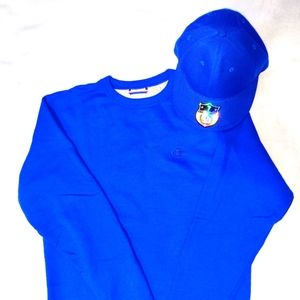 Men Champion Crewneck & Cap
